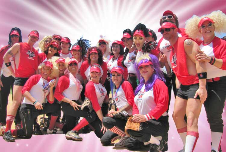 West Hollywood Cheerleaders group shot